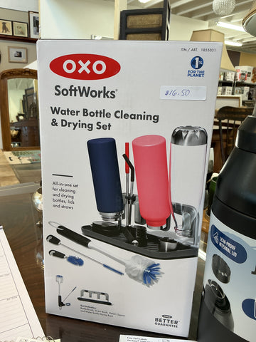 OXO softworks water bottle cleaning & drying set