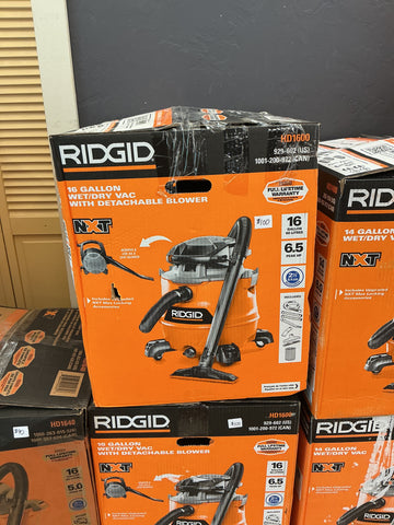 Rigid 16 gal vac HD1600