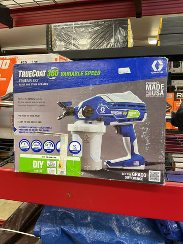 Graco True coat 360 variable speed airless paint sprayer  Graco True coat 360 variable speed airless paint sprayer
