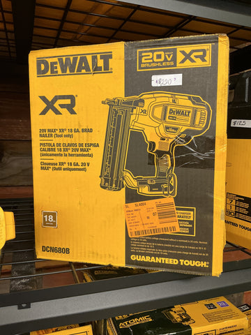 Dewalt 18 ga brad nailer dcn680b