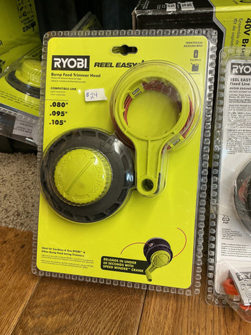 Ryobi reel easy + bump feed trimmer head