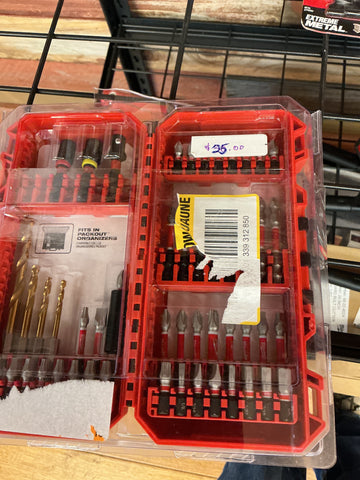 Milwaukee 50 pc impact driver drill bit set