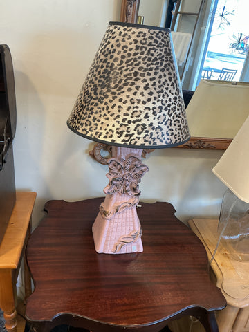 Lamp with Cheetah Shade
