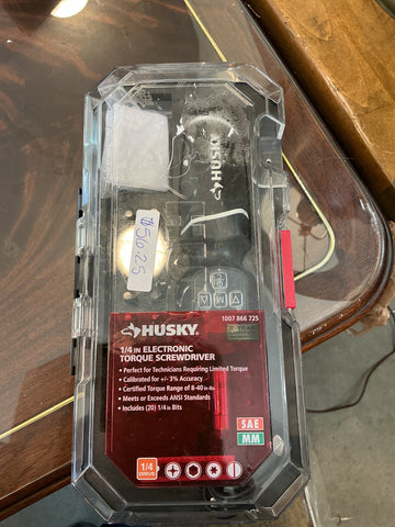 Husky 1/4 electronic torque screwdriver