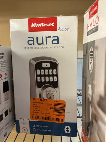 Kwikset Aura keypad Bluetooth smart lock