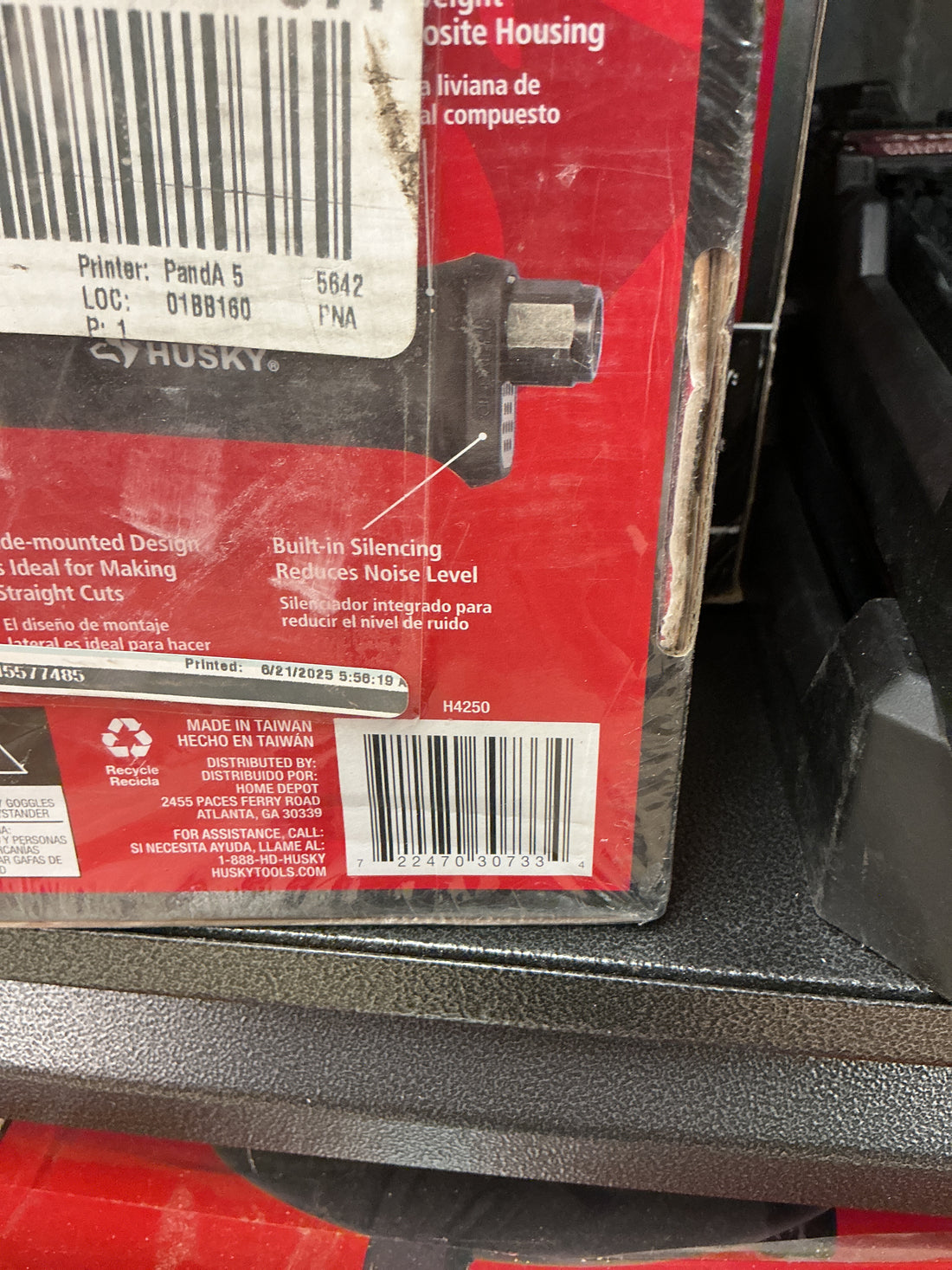 Husky side mount cutoff tool
