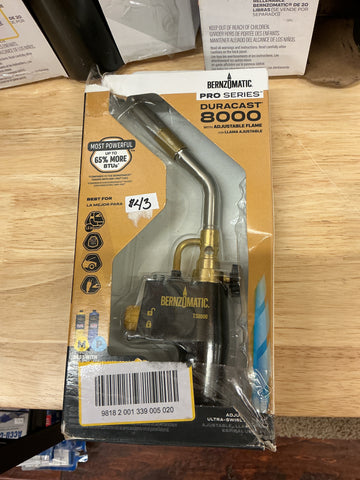 Bernzomatic pro series duracast 8000