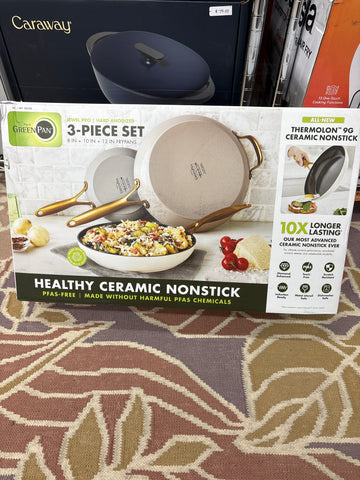 The Original Green Pan 3 pc set