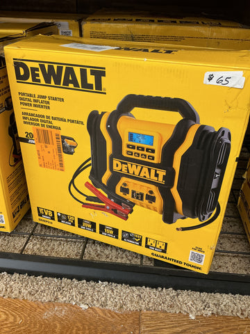 Dewalt 2000 amp portable jump starter digital inflator  DXAEPS14