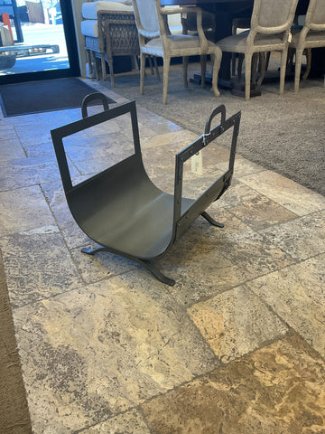 Metal log holder