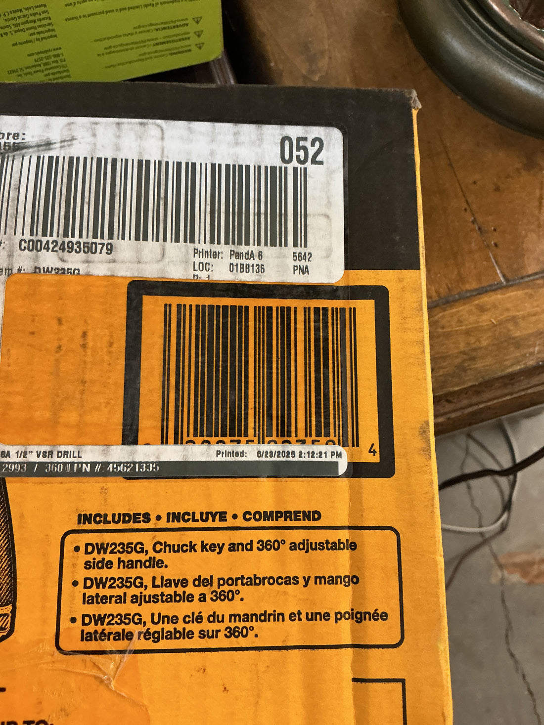 Dewalt 1/2” drill DW235G