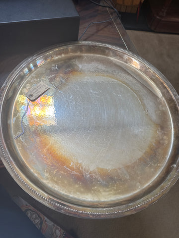 Vintage Silver Plated Serving Tray