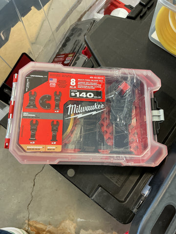 Milwaukee 8 pc Multi Tool Blade Set 49-10-9212