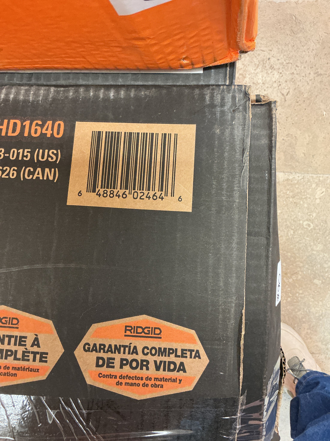 Rigid HD1640 16 gal vac