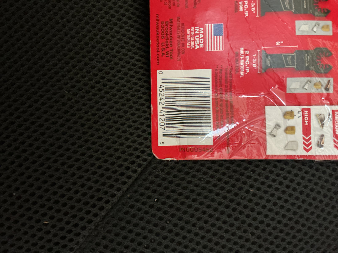Milwaukee 5 pc open lock oscillating blade set