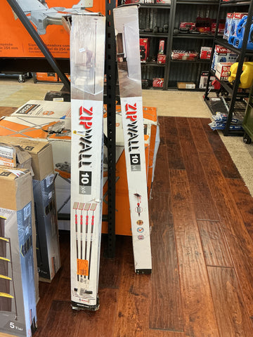 ZipWall 10 x4 10ft dust barrier poles