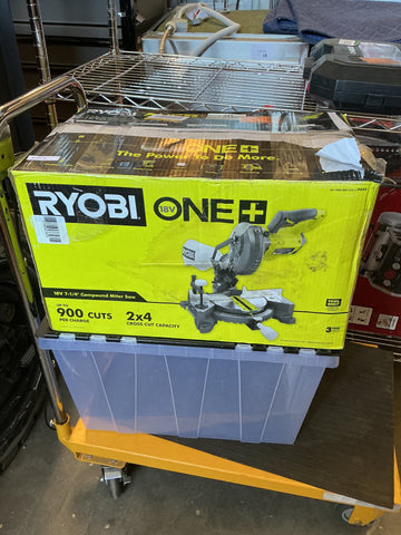 Ryobi 7 1/4” Cordless Compound Miter Saw P553