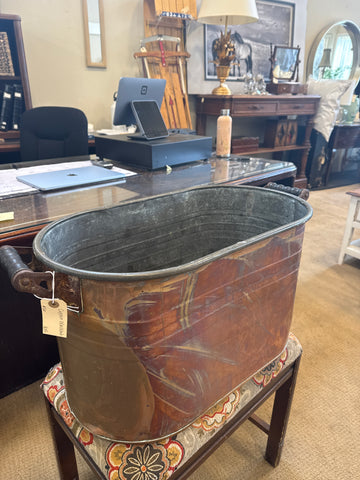 Copper washtub