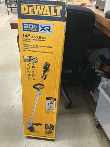 Dewalt 14" Folding String Trimmer DCST922B
