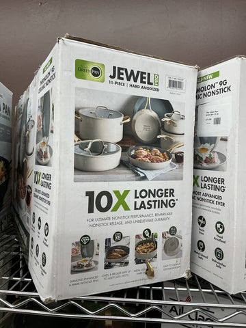 The Green Pan Jewel pro 11 pc cookware