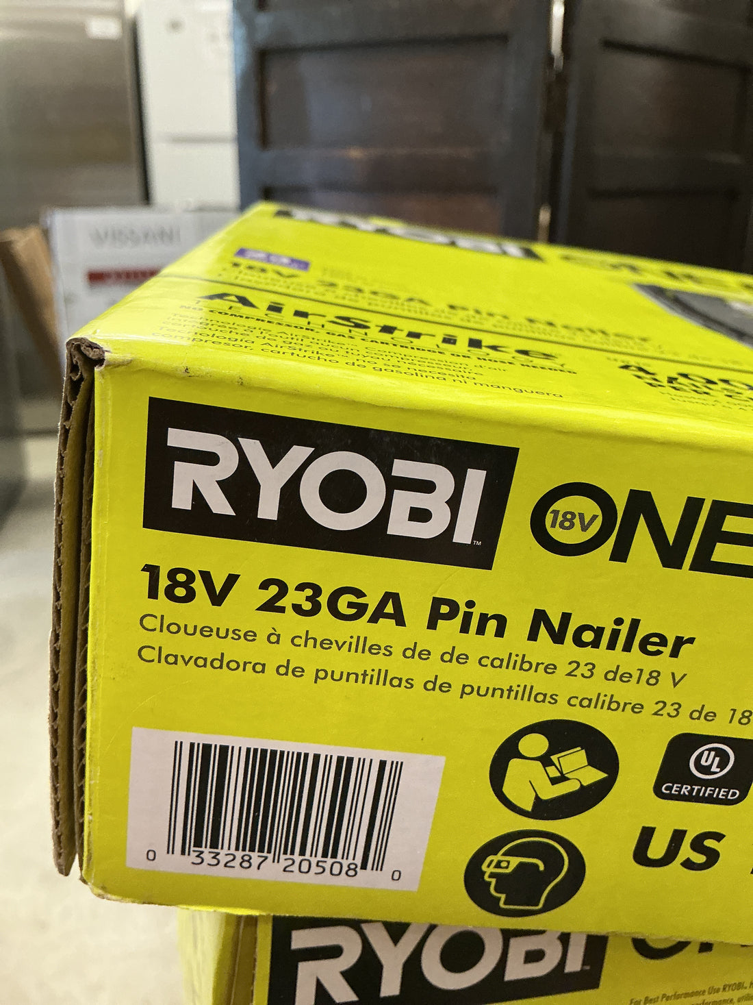 Ryobi 23 ga Pin Nailer 18v PCL310B