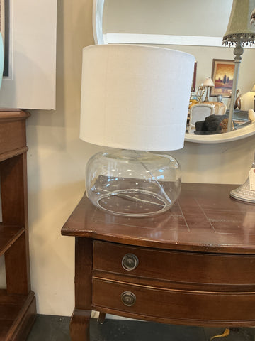 Glass  Bowl Lamp