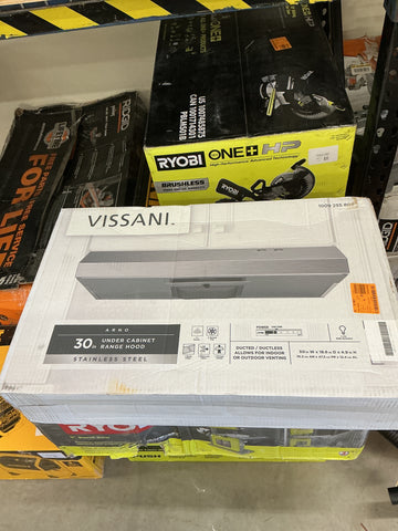 Vissani 30” Caprelo Under Cabinet Range Hood Stainless Steel