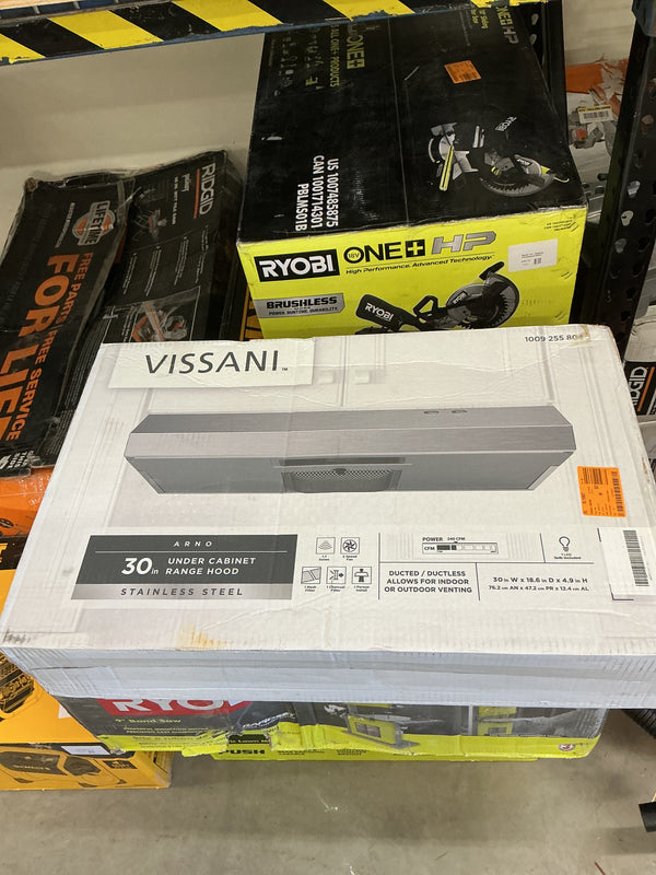Vissani 30” Caprelo Under Cabinet Range Hood Stainless Steel