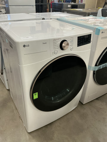 LG 7.4 cu. ft. Ultra Large Capacity Smart Wi-Fi Enabled Front Load ELECTRIC Dryer with TurboSteam and Built-In Intelligence DLE4000W