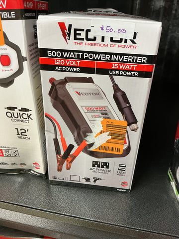 Vector 500 watt power inverter 120 v