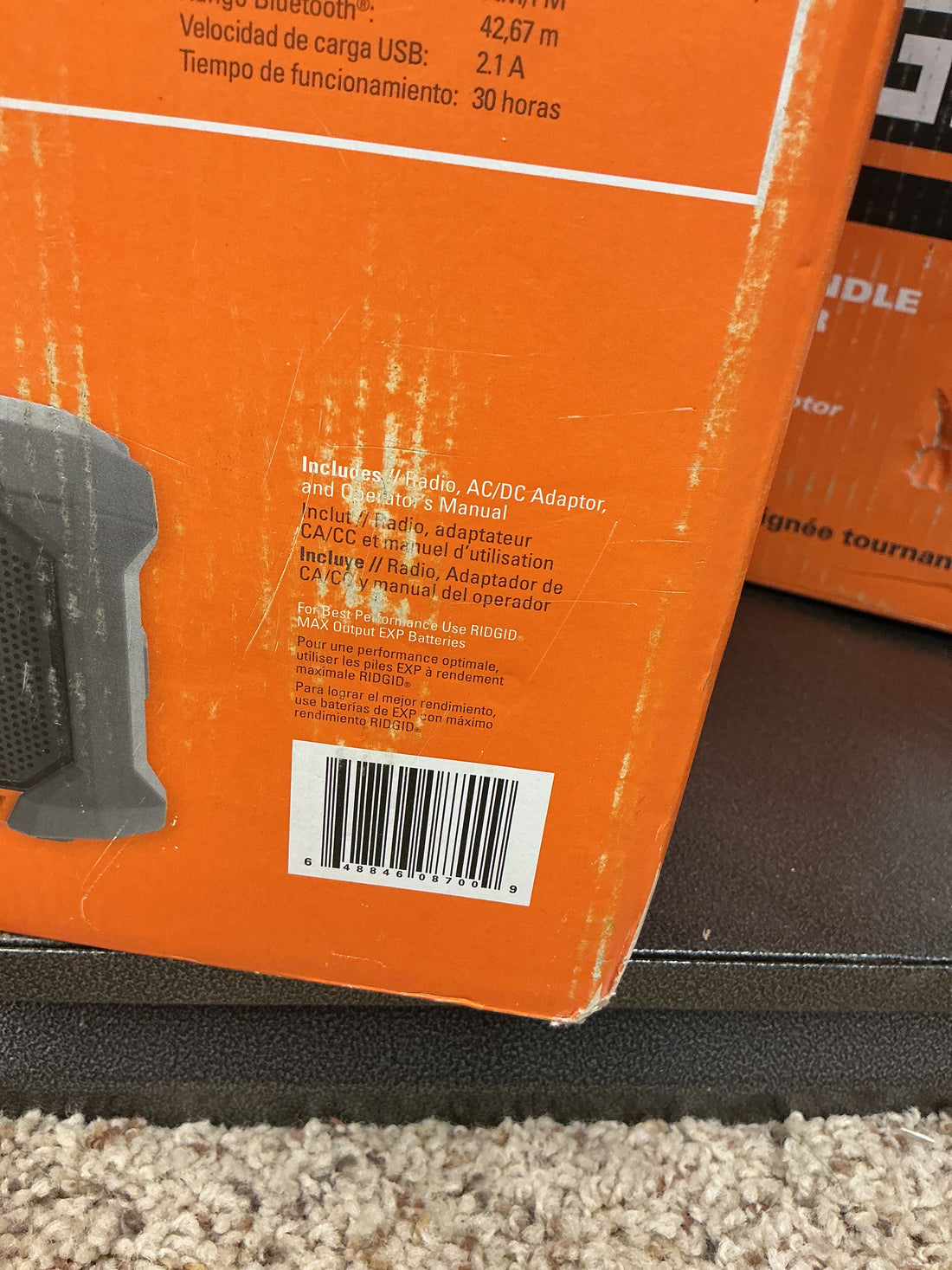 Rigid Jobsite Radio with Bluetooth R84089B