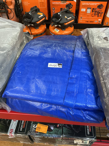 Everbilt 16x20 blue medium duty tarp