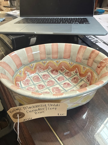Vintage Mackenzie Childs Bowl
