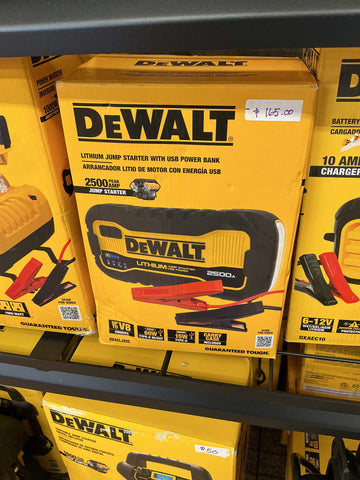 Dewalt 2500 amp lithium jump starter DXAELJ25