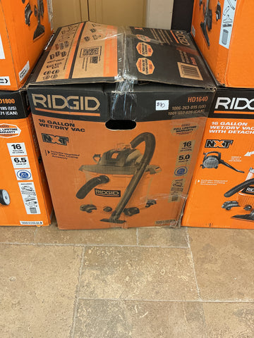 Rigid HD1640 16 gal vac