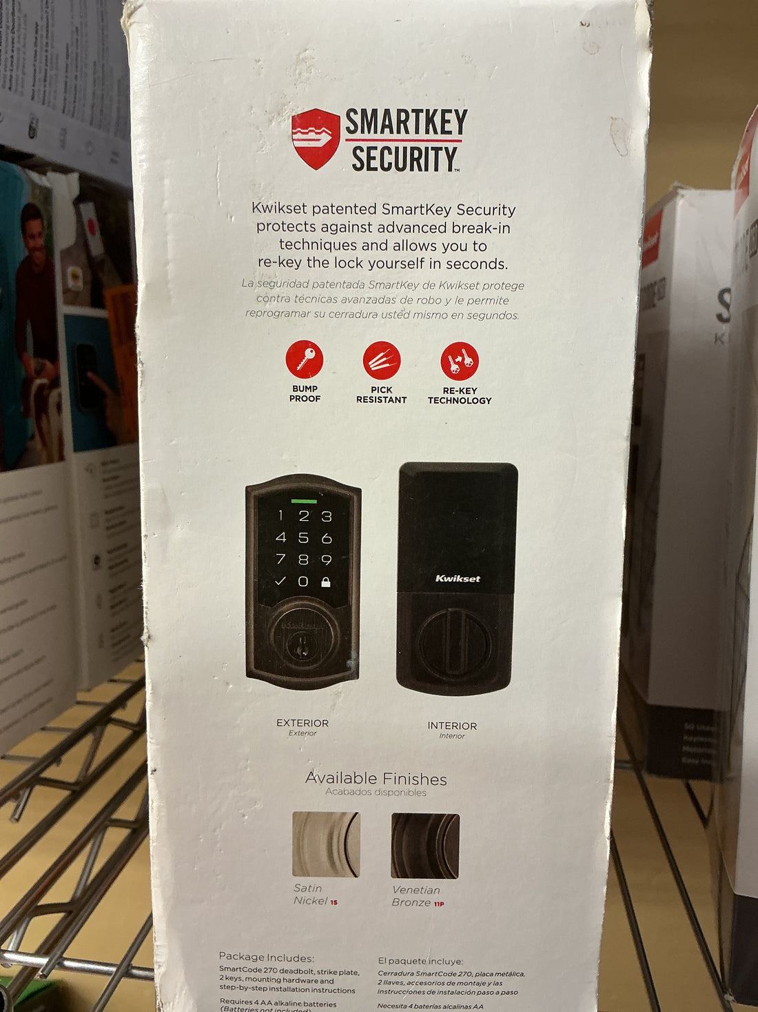 Kwikset Smartcode 270 electronic lock