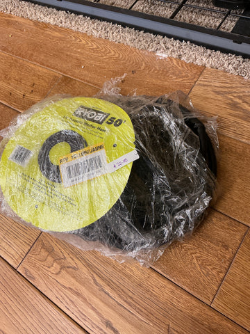 Ryobi 50’   1/4” pressure washer hose