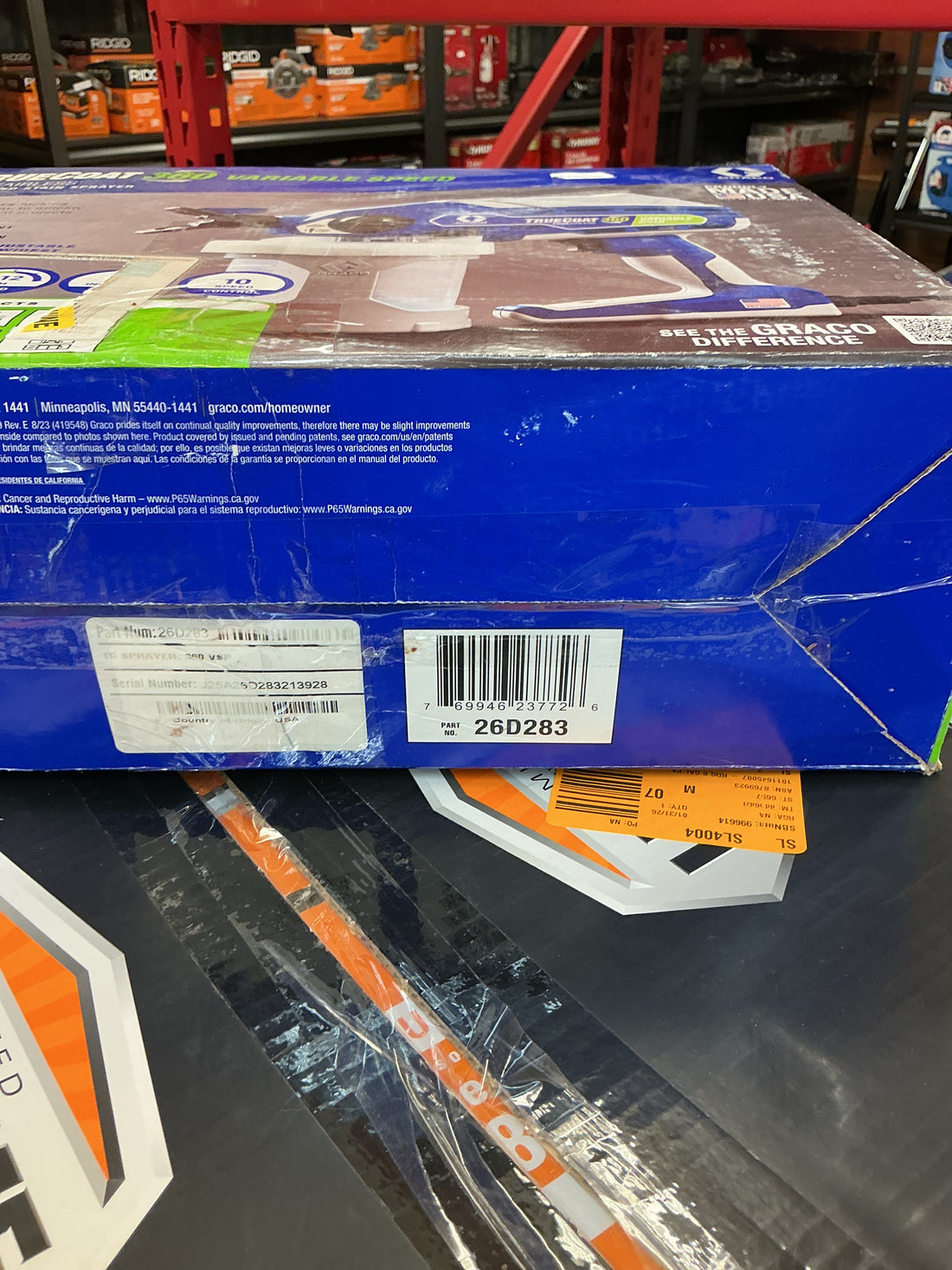Graco True coat 360 variable speed airless paint sprayer  Graco True coat 360 variable speed airless paint sprayer
