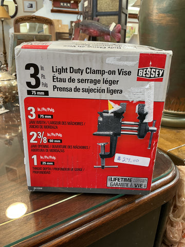 Bessey 3 inch light duty clamp on vise