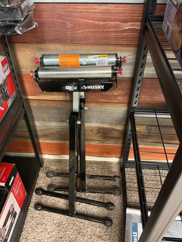 Husky steel roller stand