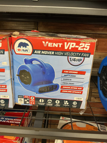 B air vent vp-25 air mover fan