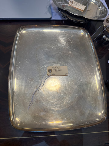Silver plated platter