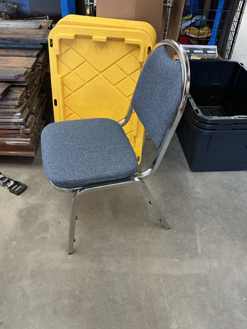 Blue office stack chairs  Chairs