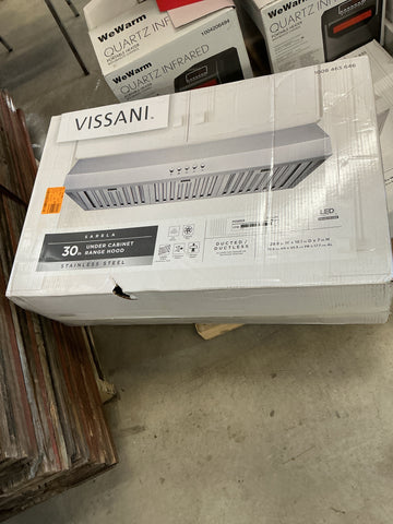 Vissani 30” Sarela Range Hood  , Large