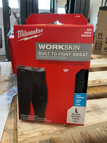Milwaukee Baselayer pants size Large