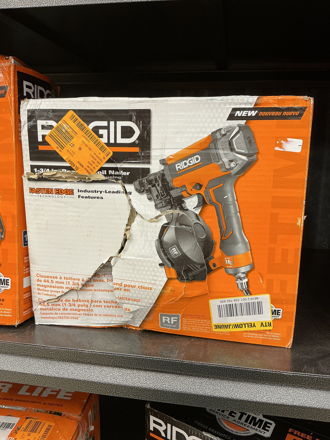 Rigid 1 3/4”Roofing Coil Nailer R175RNF