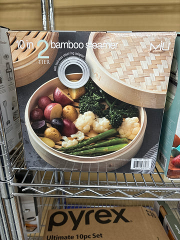 Miu Bamboo steamer 2 tier