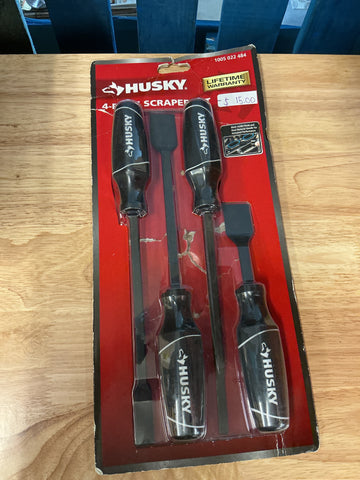 Husky 4 pc scraper set