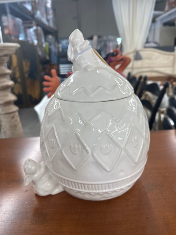 Easter cookie jar