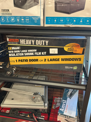 Frostking heavy duty ez roll patio door/2 lg windows